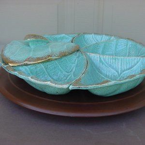 MID CENTURY MODERN CALIFORNIA ORIGINALS CHIP SET WITH LAZY SUSAN